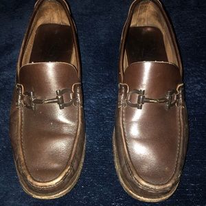 Pre-Owned Ferragamo Bit Loafers